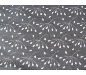 Stretch Sweat Pusteblume verblümt grau anthrazit